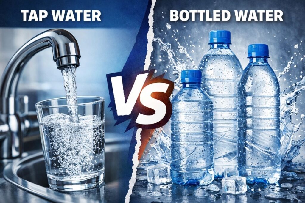 tap water vs bottled water