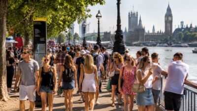 UK Weather New 34C Heat Surge