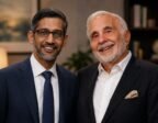Sundar Pichai and Carl Icahn