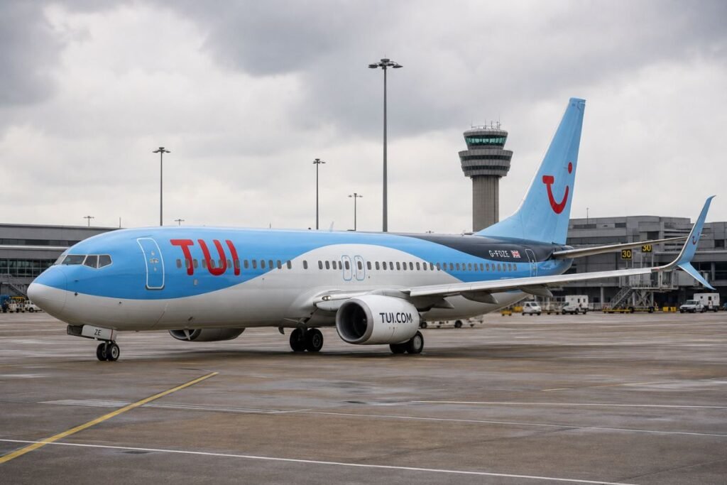 TUI Airways Boeing 737-800 involved in BY6754 emergency diversion to Birmingham