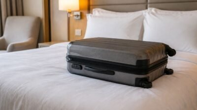Travel Experts Advise Against Unpacking Suitcases On Hotel Room Beds